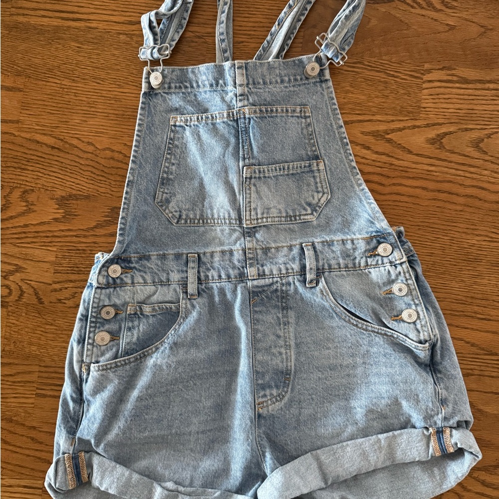 Free People ZIGGY Denim Shortalls